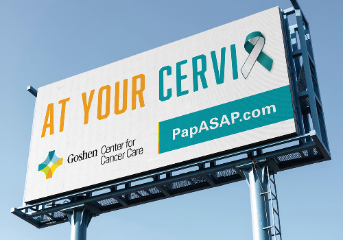 Goshen Health Cervical Cancer Awareness Billboard 