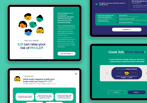 TITAN Health Awards Winner -  TYVASO ILD Interactive Tool By Carimus