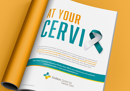 Goshen Health Cervical Cancer Awareness Campaign 