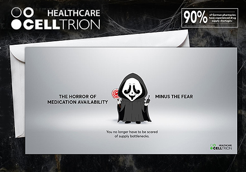 TITAN Health Awards Winner -  The first Halloween mailing by a pharmaceutical company. By Serviceplan BOOSTing Health GmbH Co.KG