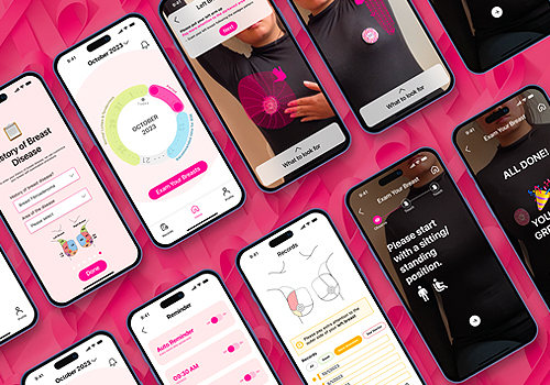 TITAN Health Awards Winner -  Palpa: AR-Integrated App for Breast Self-Examination By Yijing Wang, Yijun Huang, Jinghan Cao