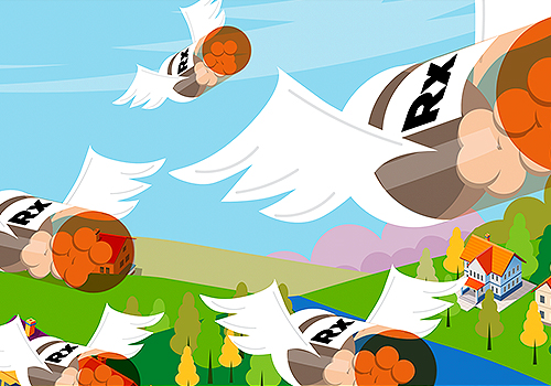 TITAN Health Awards Winner -  Storyboard for Animated Medicare Commercial  By UPMC Health Plan, Insurance Services Division