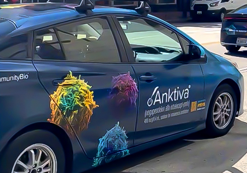 Immunity Bio | Anktiva | Vehicle wraps, Healthcare Awards Winner