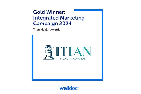 Welldoc is the Gold Winner at the TITAN Business Awards!