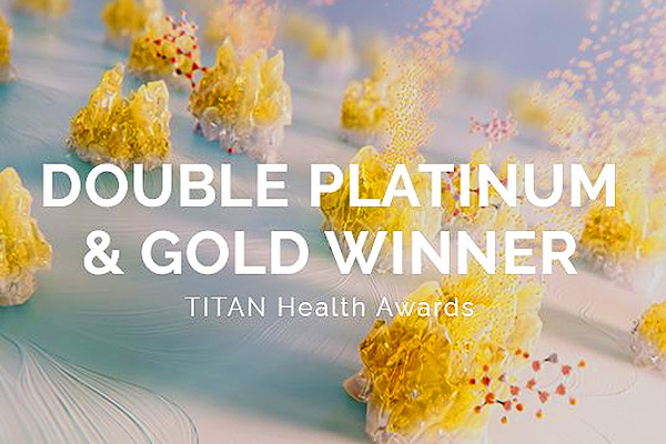 Random42 achieved Double Platinum and Gold at the 2025 TITAN Health Awards, celebrating their excellence in medical animation and virtual reality.  