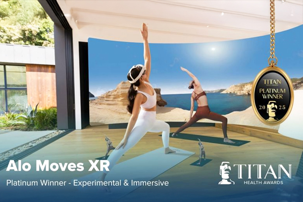 TITAN Health Awards News: Alo Moves XR has received a Platinum TITAN Health Awards in the Experimental & Immersive category!